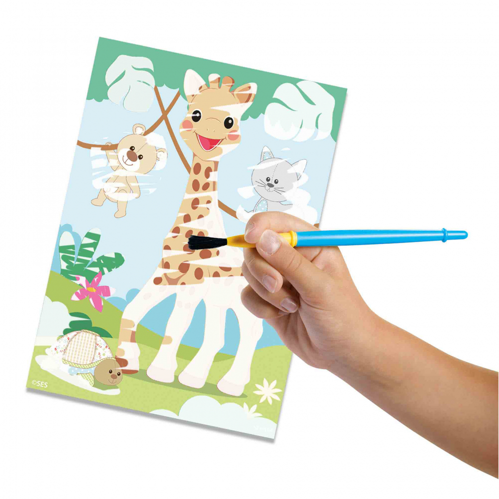Girafa Sophie pentru copii - Picteaza cu apa, copii varsta 1 an+,4 ani+ [4]