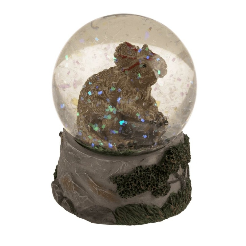 Glob din sticla dinozaur Out of the blue, 78/5883 / 36797, cu sclipici, 7x9cm [5]