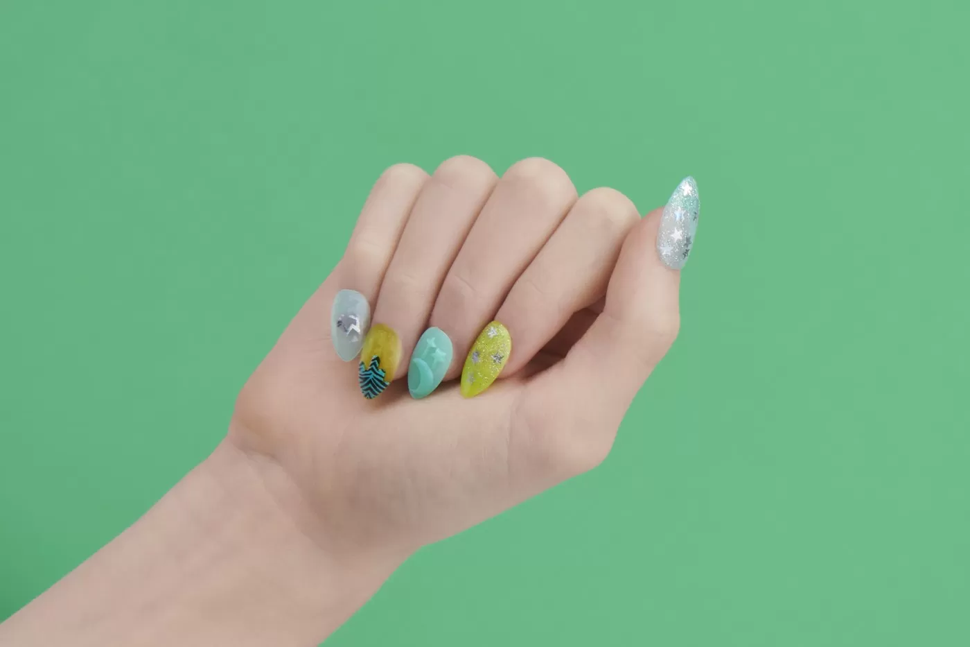 Go glam cool maker set de manichiura cu sclipici [3]