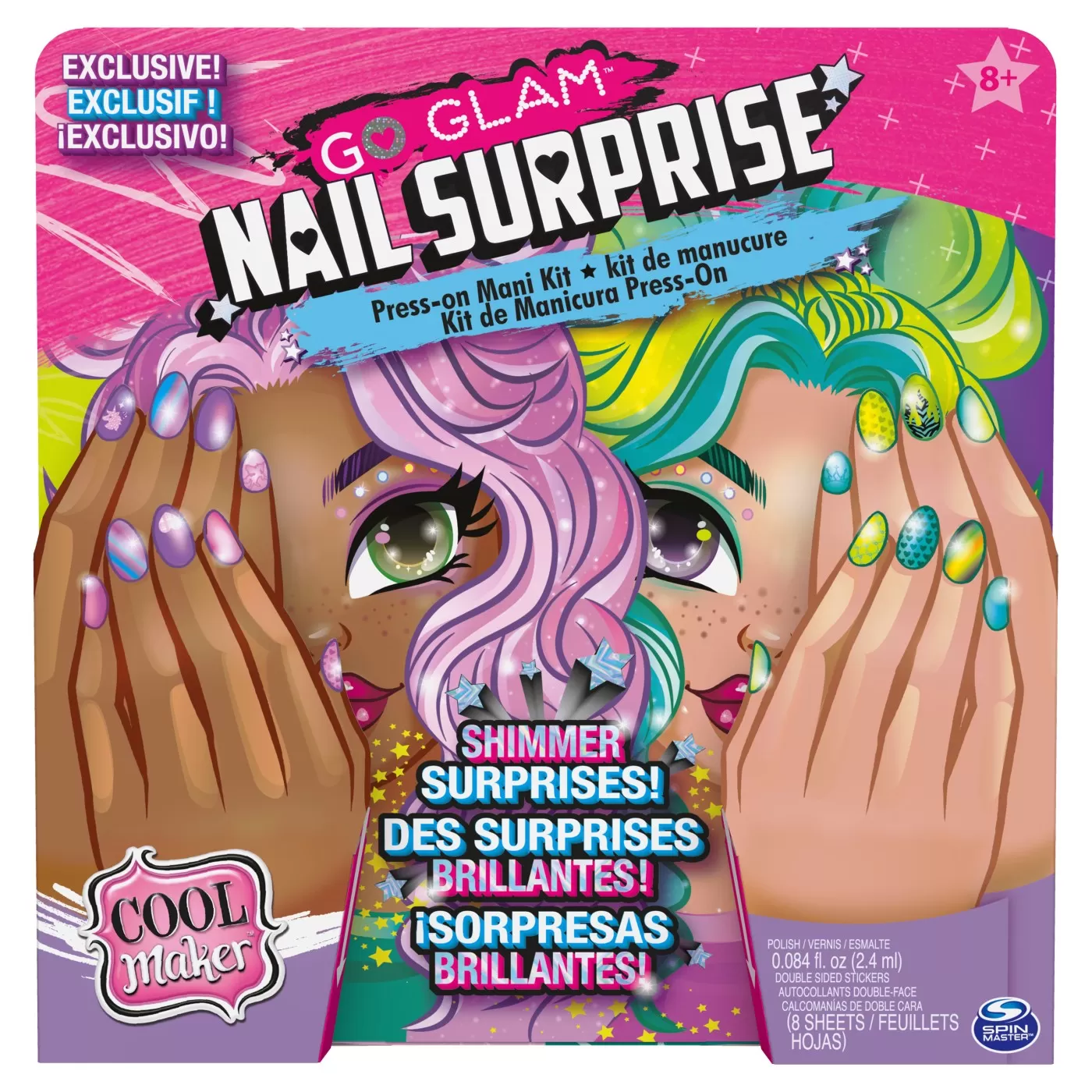 Go glam cool maker set de manichiura cu sclipici [1]