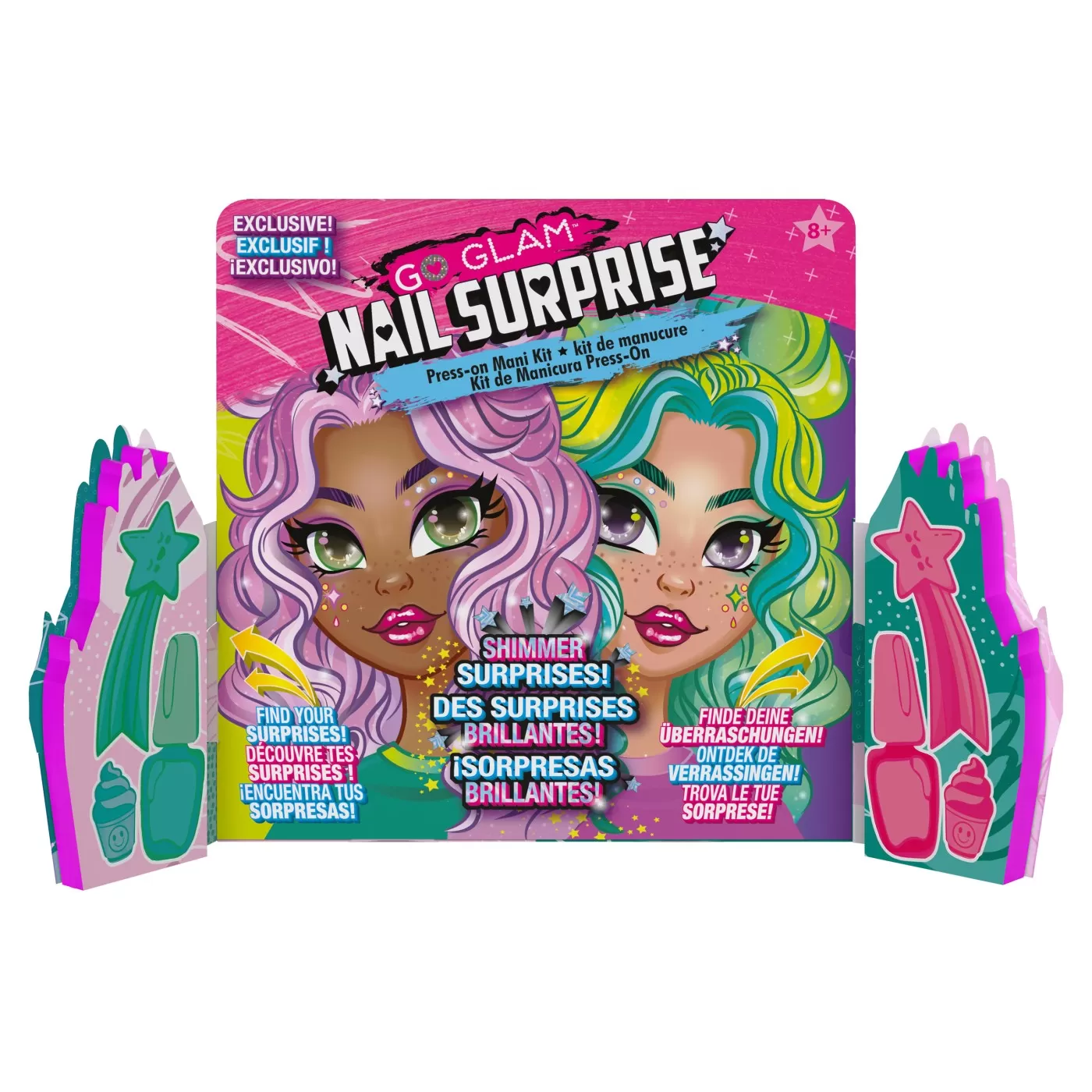 Go glam cool maker set de manichiura cu sclipici [9]