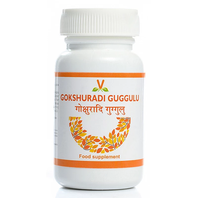Gokshuradi Guggul ,   Dizolva si Elimina Piatra de la Rinichi, Stopeaza Criza Renala 80 pastile 500mg [1]