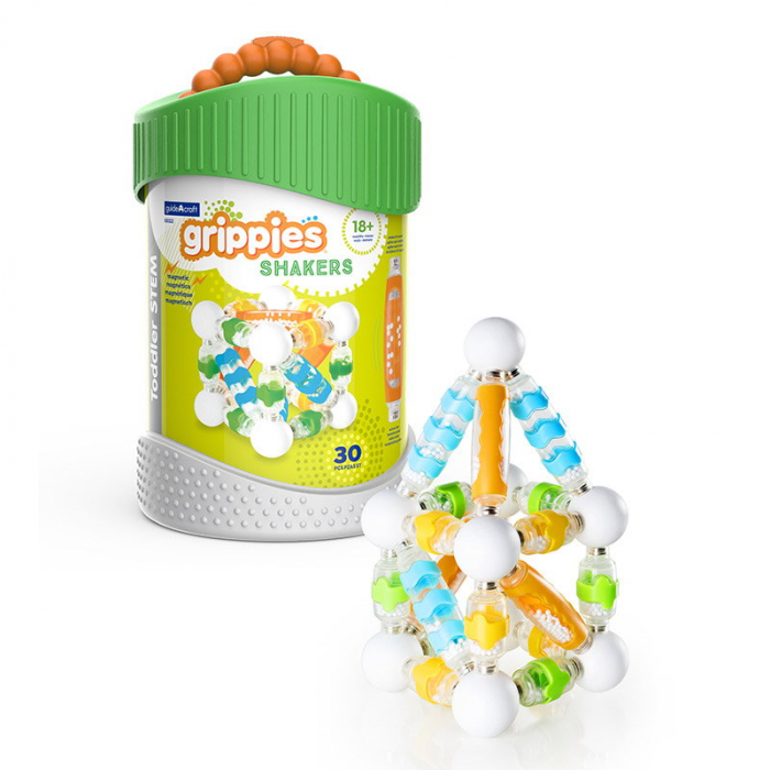 Grippies Shakers, set magnetic senzorial, 30 piese, 1-5 ani [1]