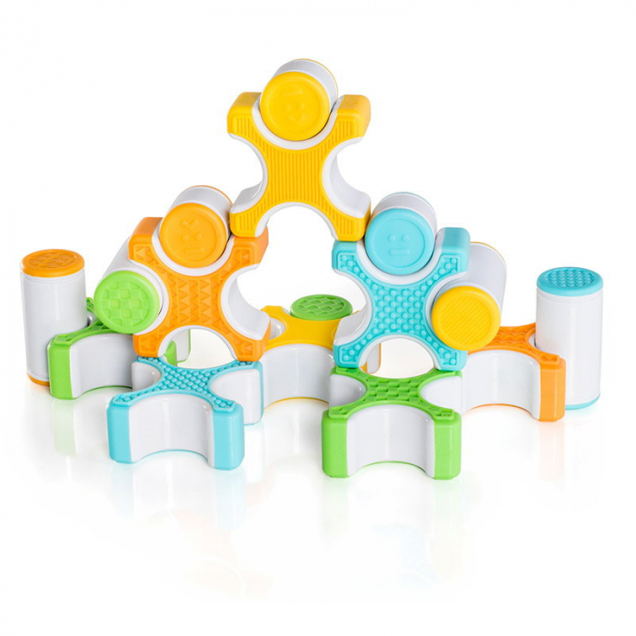 Grippies Stackers, set magnetic senzorial, 16 piese, 1-5 ani [5]
