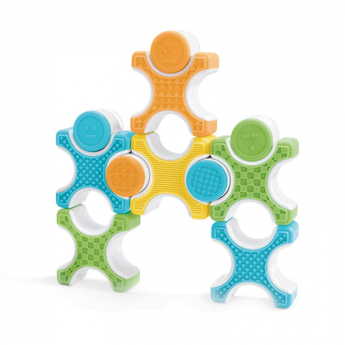 Grippies Stackers, set magnetic senzorial, 16 piese, 1-5 ani [4]