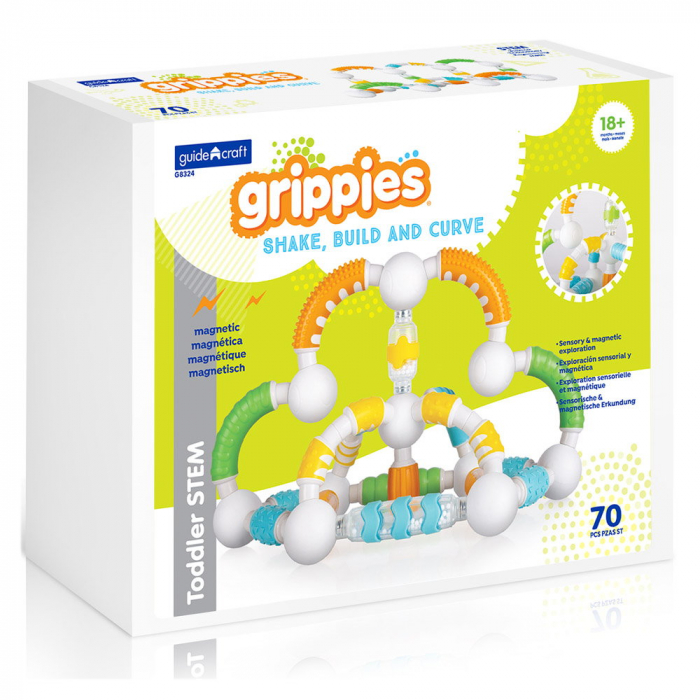 Grippies XXL box set magnetic senzorial, 70 piese, 1-5 ani [6]