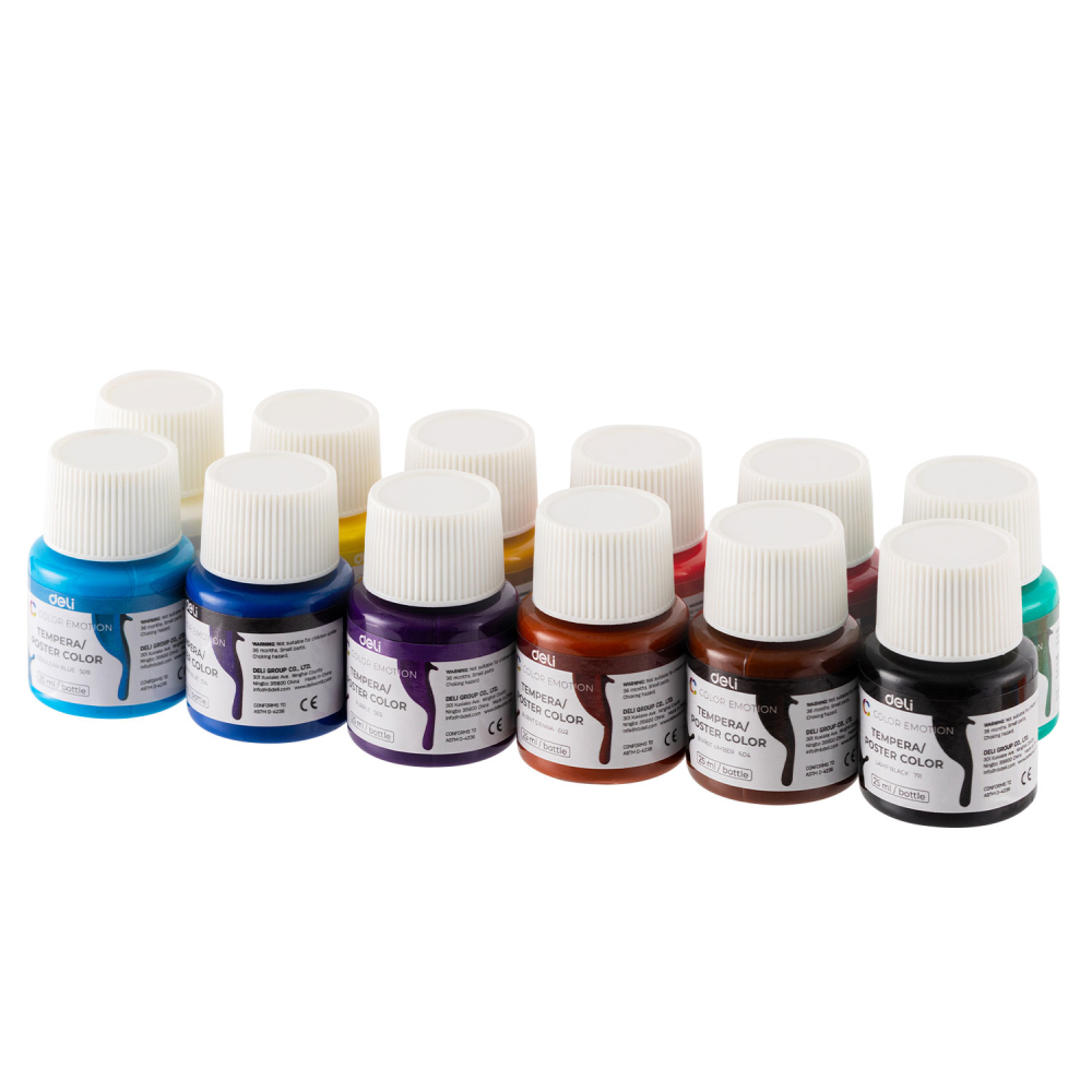 Guase 12 culori 25ml color emotion deli [2]