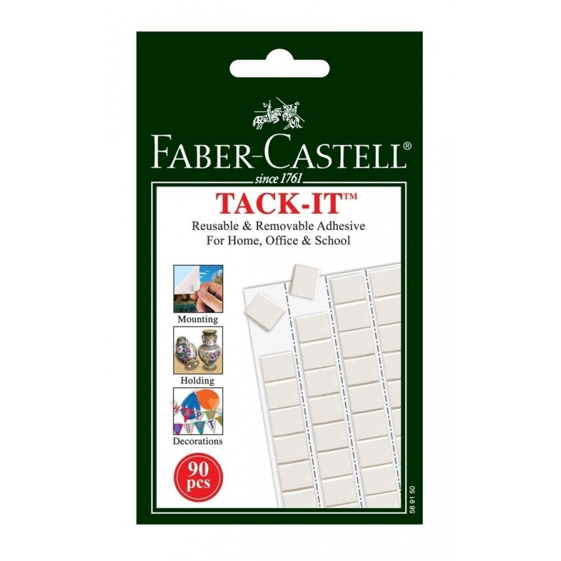 Guma adeziva FABER-CASTELL, 50g, 90 bucati/set TACK-IT, 589150 [2]