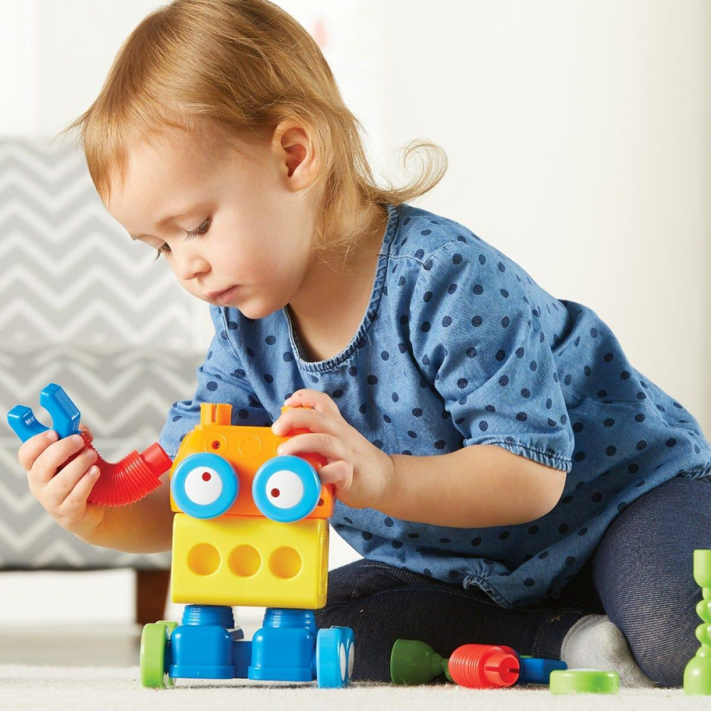 Hai sa construim - 1, 2, 3  Robotel colorat [9]
