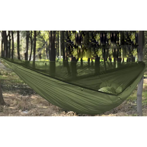 Hamac camping 2 persoane cu plasa tantari si prelata, 260x140 cm [6]