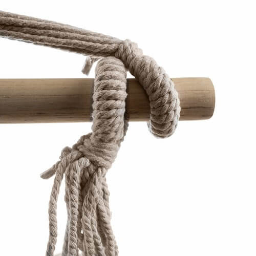 Hamac brazilian scaun suspendat, 120kg, bej, cu 2 perne, terasa/gradina [8]