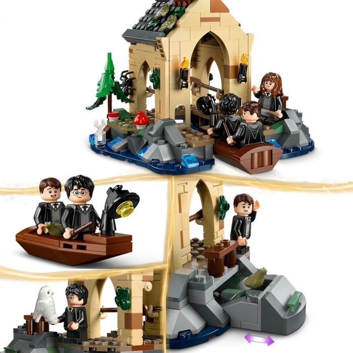 Hangar pentru barci la Castelul Hogwarts, varsta de la 8 ani la 12 ani [7]