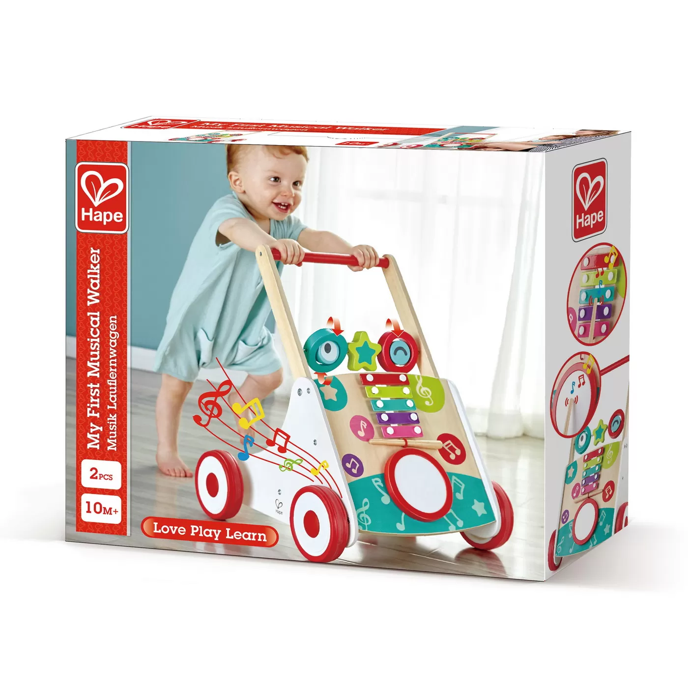 Hape antemergator muzical, varsta de la 10 luni la 3 ani [1]