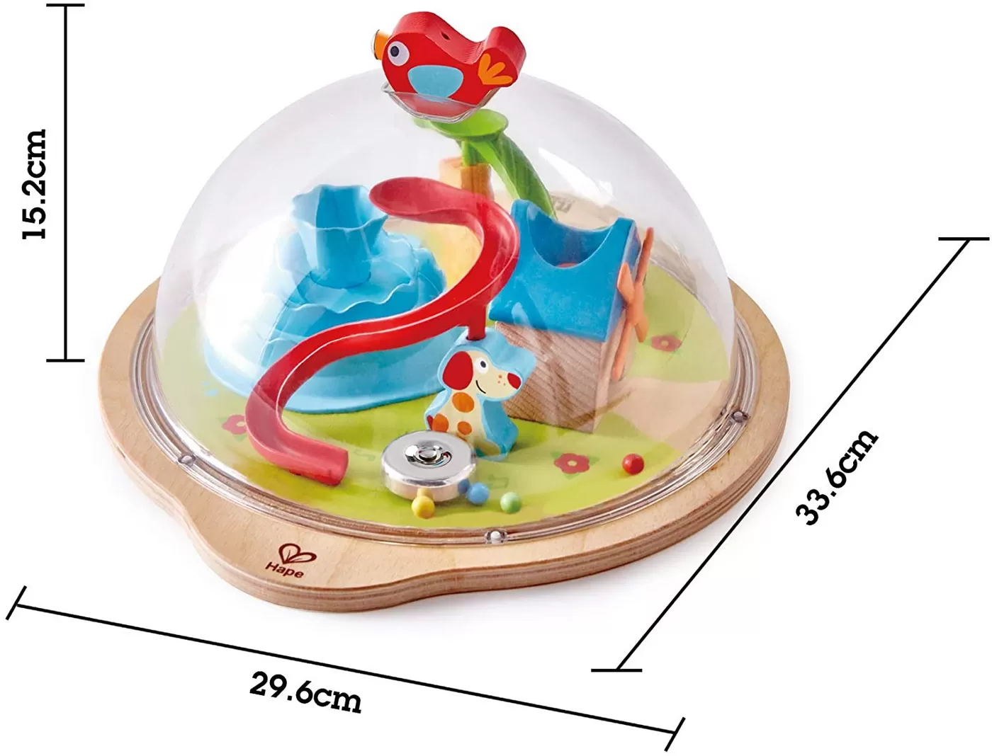 Hape labirint magnetic cu bile colorate, varsta de la 2 ani la 7 ani [7]