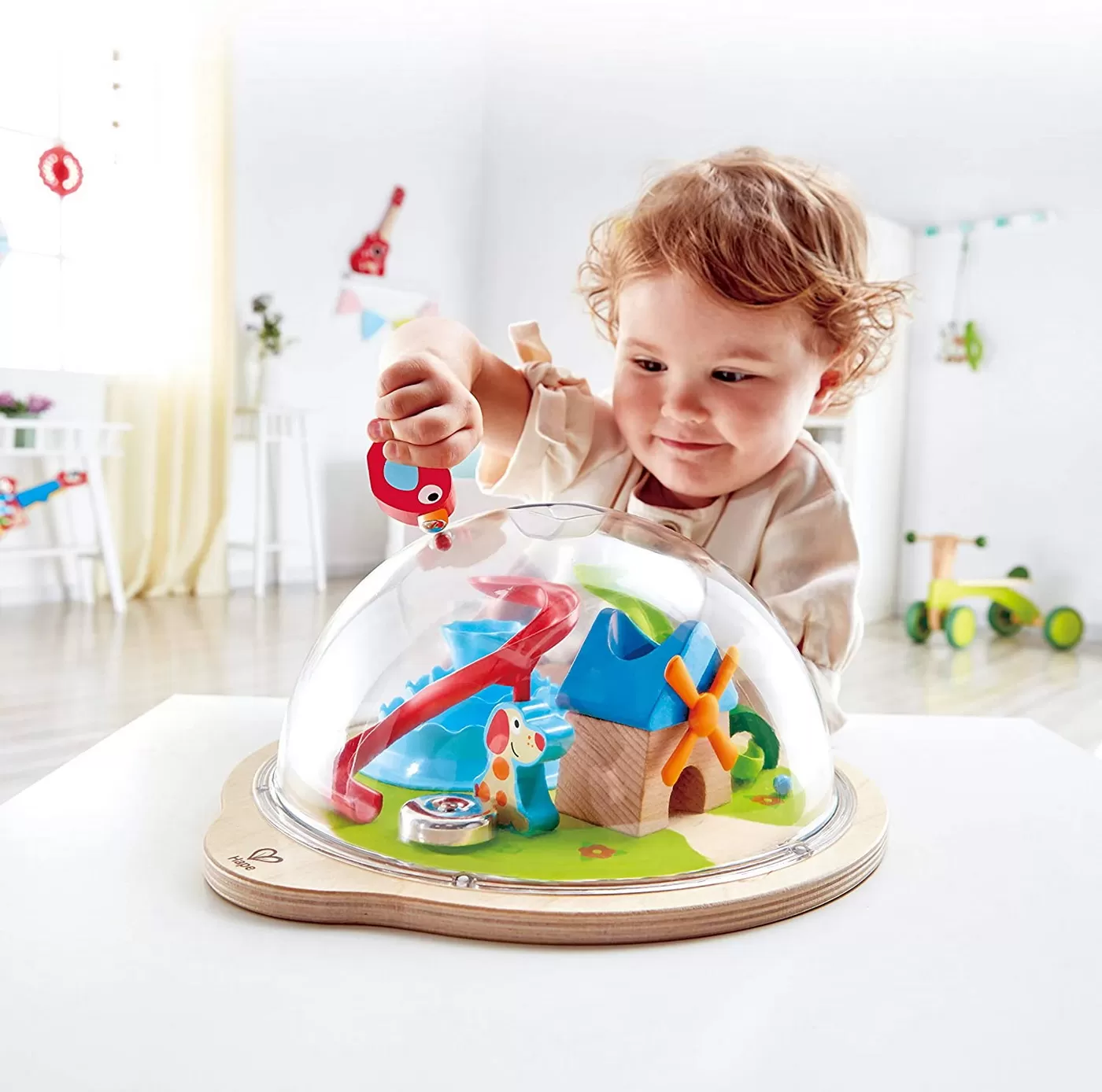 Hape labirint magnetic cu bile colorate, varsta de la 2 ani la 7 ani [3]