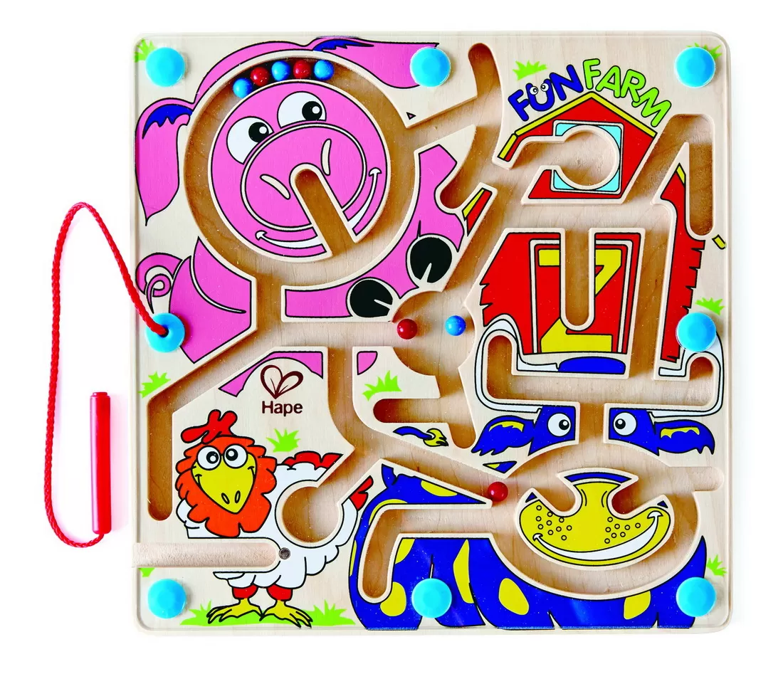 Labirint magnetic, ferma distractiva, Hape, varsta de la 2 ani la 7 ani [2]