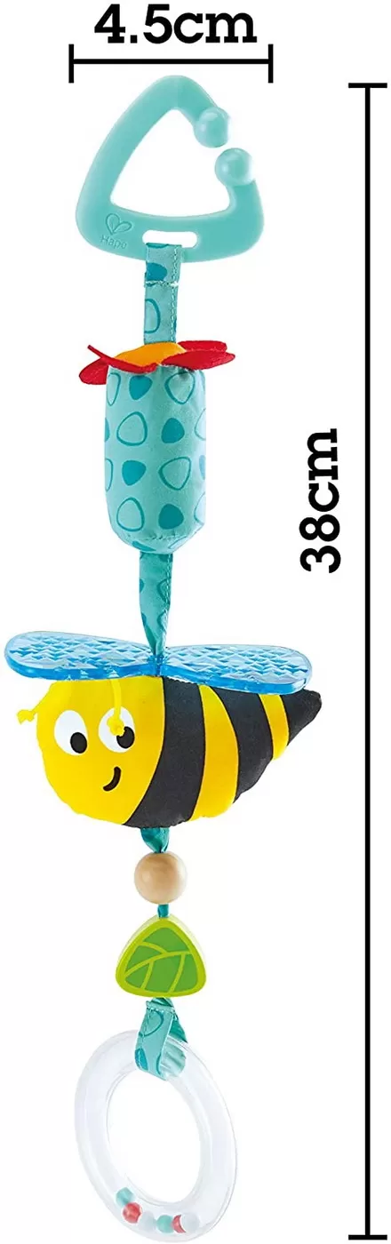 Hape lantisor pentru carucior albinuta zornaitoare, varsta de la 0 luni la 2 ani [7]