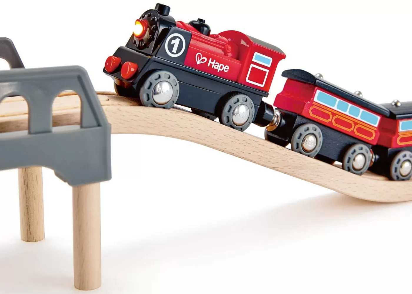 Locomotiva cu baterii, Hape, varsta de la 3 ani la 10 ani [3]