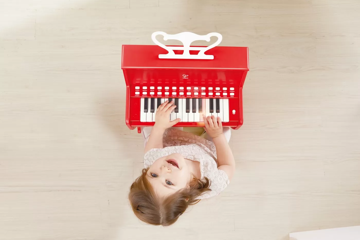 Hape pian electronic rosu cu lumini, varsta de la 3 ani la 7 ani [4]