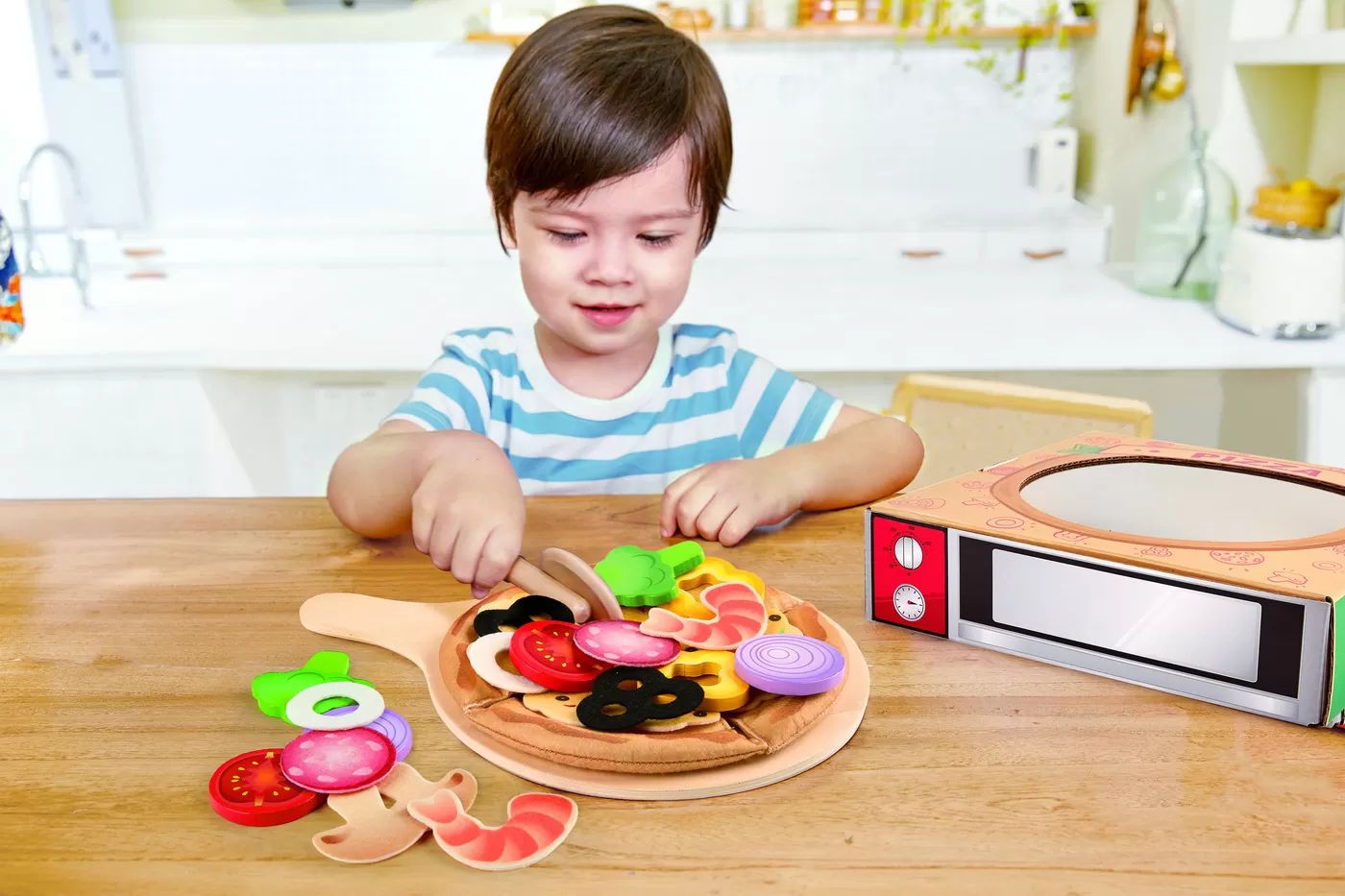 Pizza perfecta, jucarie educativa, Hape, varsta de la 3 ani la 10 ani [4]