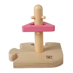 Joc sortator si puzzle, din lemn, de indemanare si asociere, varsta de la 1 an la 5 ani [4]