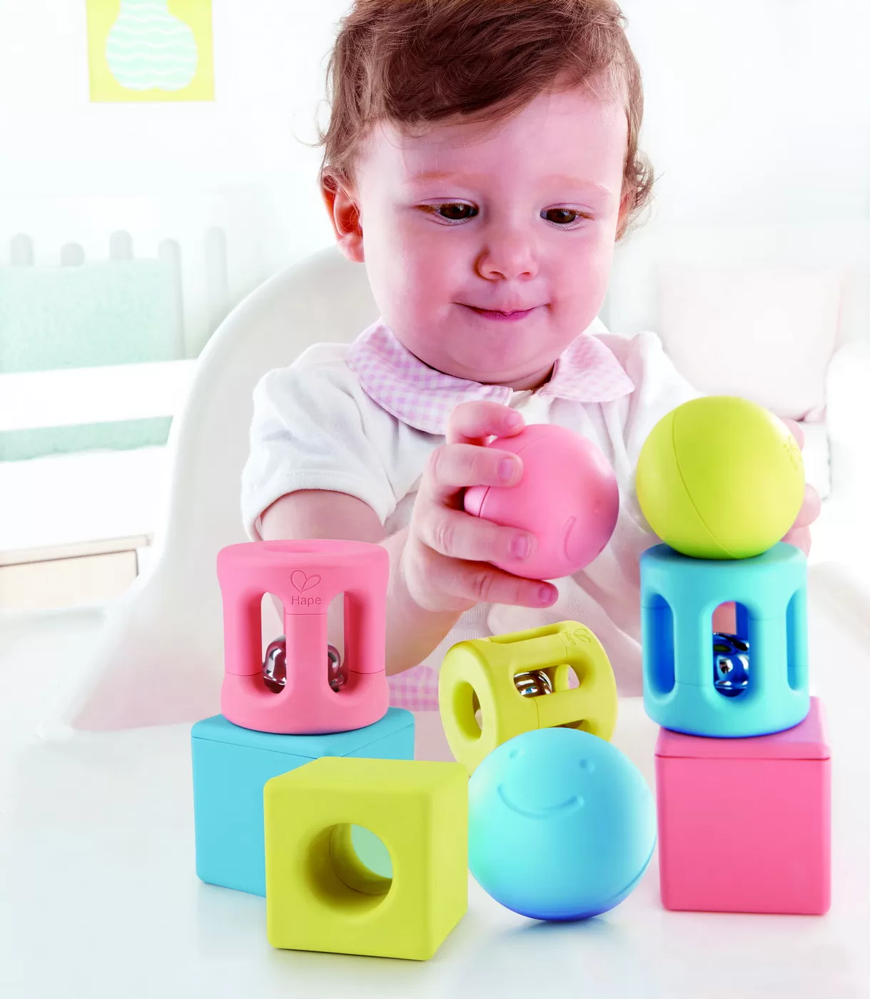 Hape set 3 zornaitoare forme geometrice, varsta de la 0 luni la 2 ani [4]