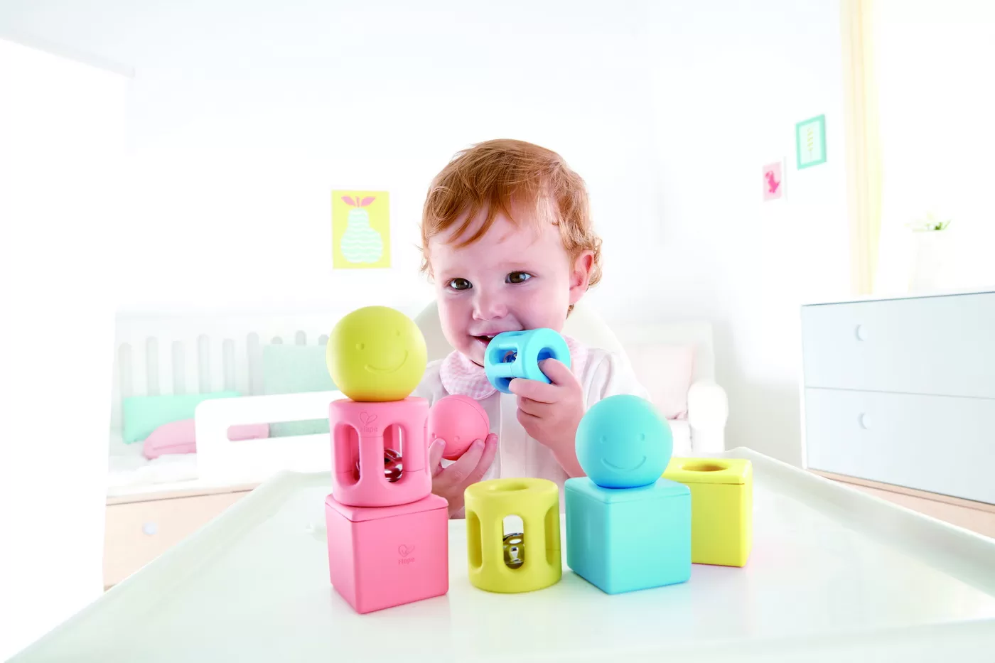Hape set 3 zornaitoare forme geometrice, varsta de la 0 luni la 2 ani [5]