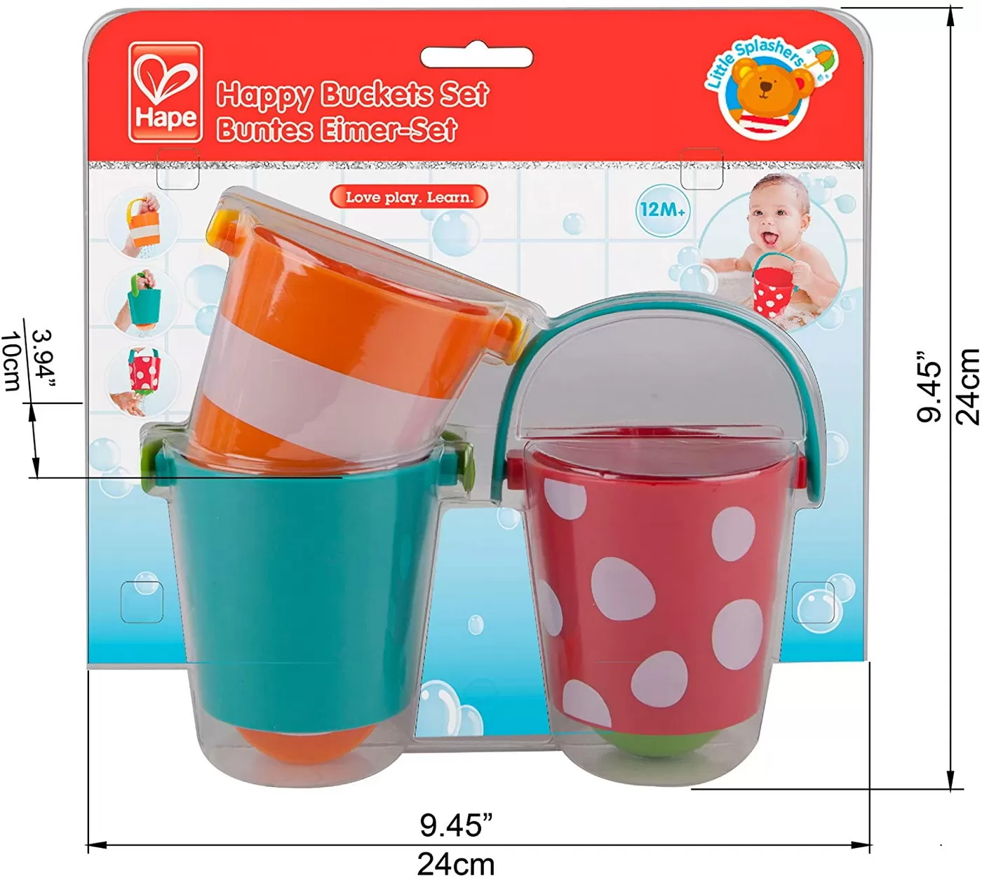 Hape set galetusele vesele, varsta de la 1 an la 5 ani [9]