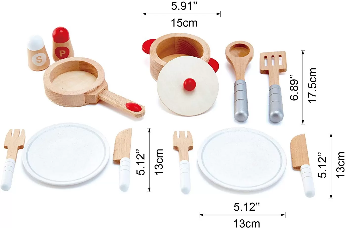 Hape set pentru gatit si servit, varsta de la 3 ani la 10 ani [6]
