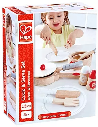 Hape set pentru gatit si servit, varsta de la 3 ani la 10 ani [1]