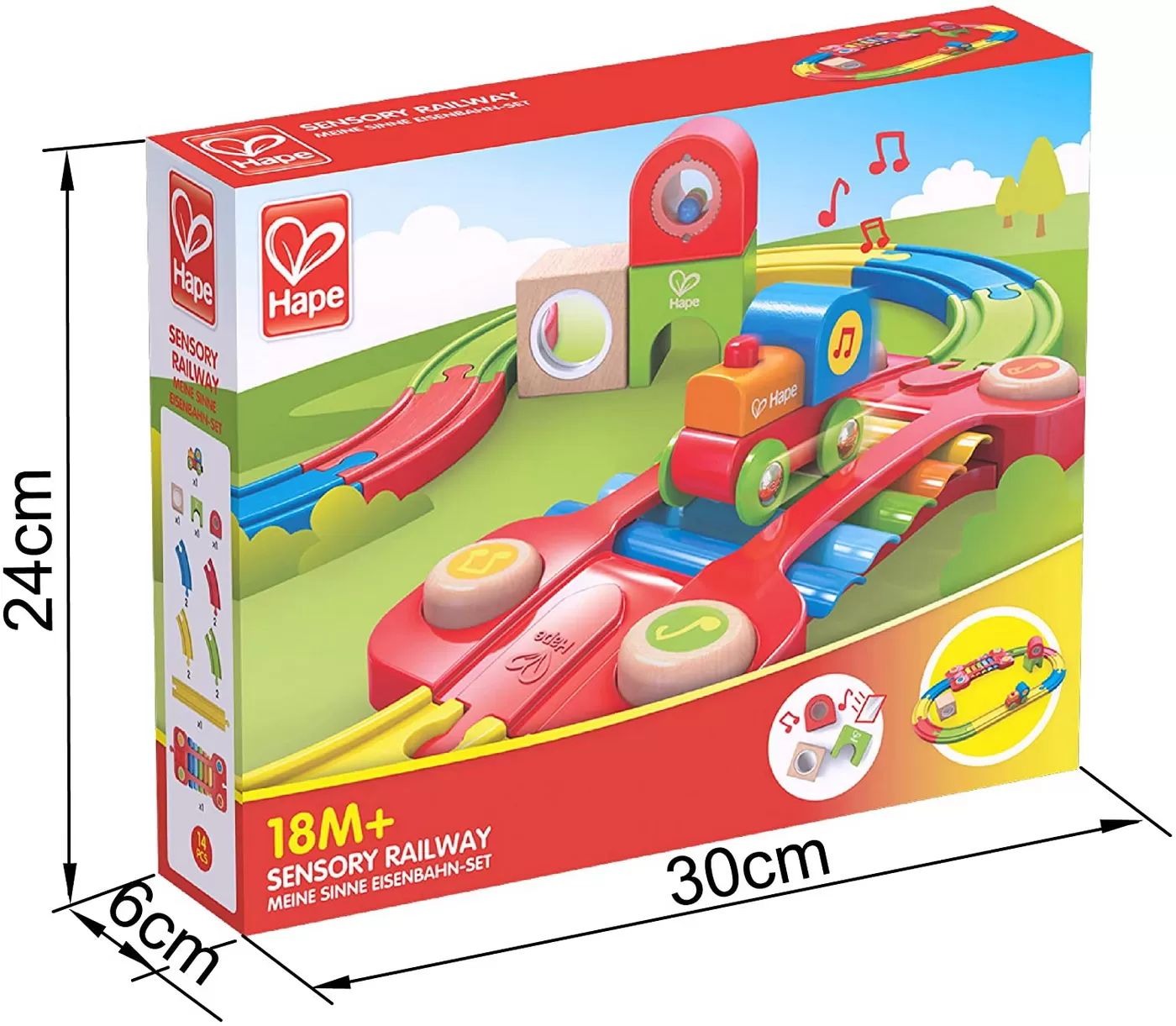 Hape sina de tren senzoriala, varsta de la 1 an la 7 ani [4]
