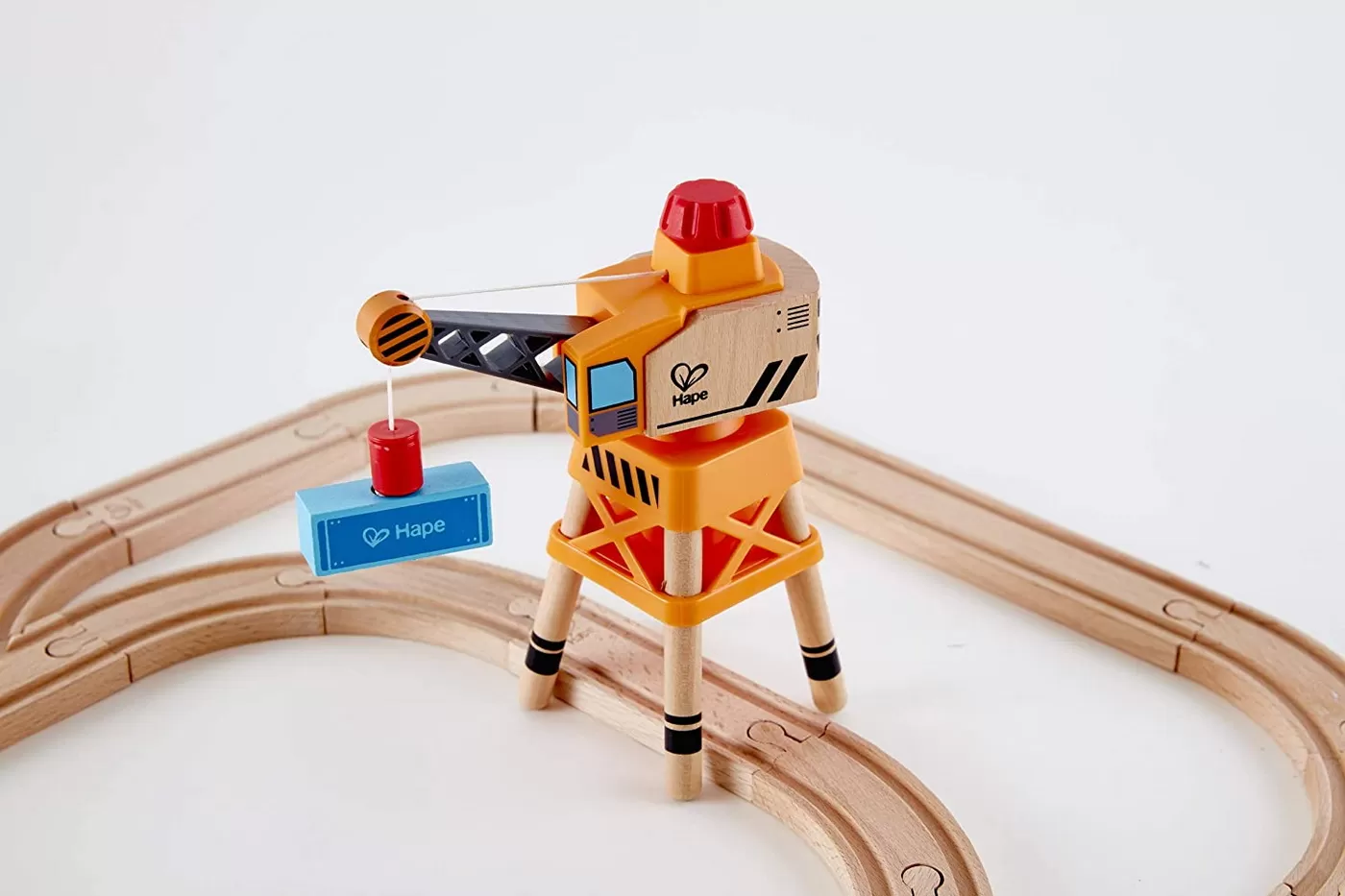 Hape tren de marfa cu macara, varsta de la 3 ani la 10 ani [5]