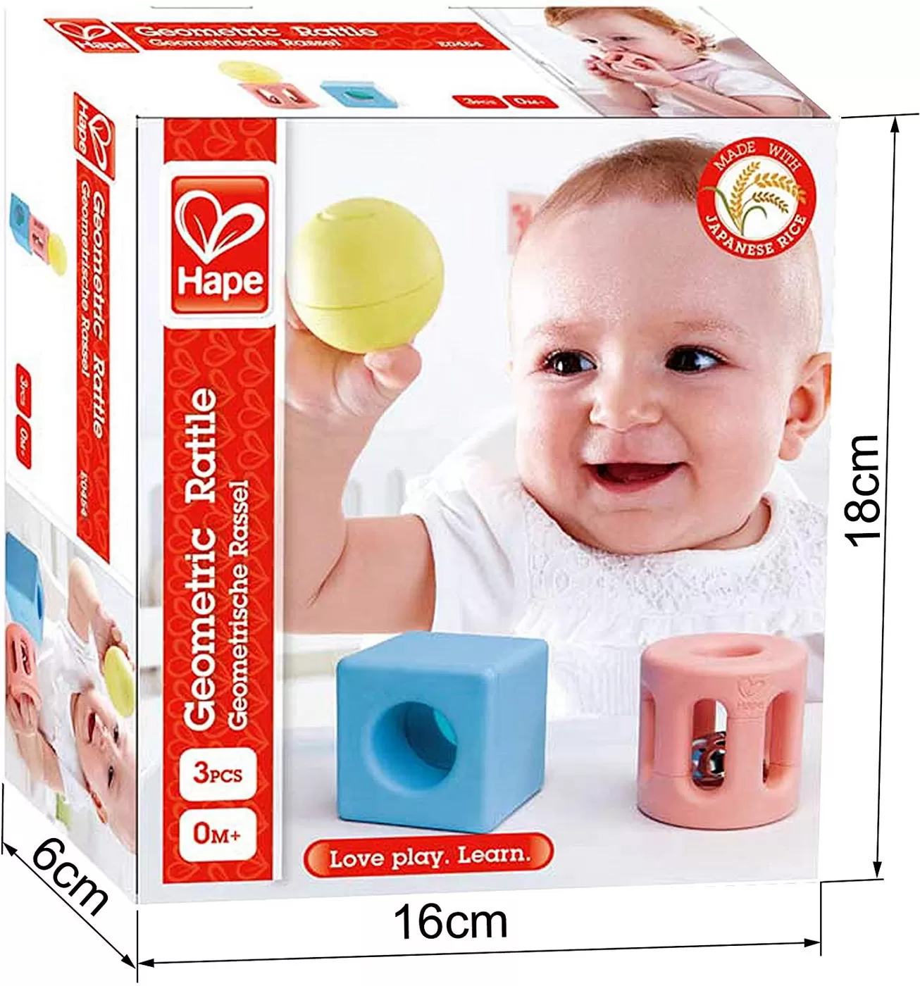 Hape zornaitoare forme geometrice, varsta de la 0 luni la 2 ani [6]