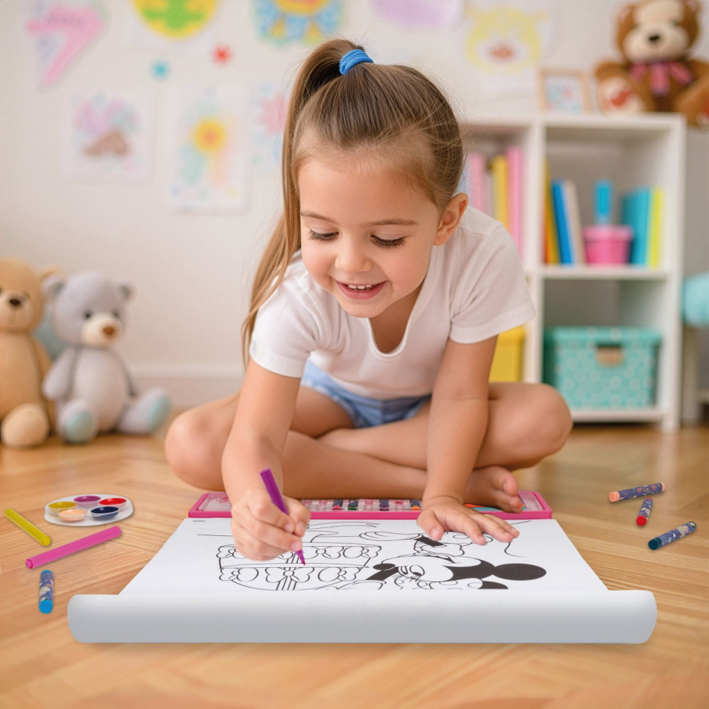 Happi hobbi set pentru desen giga block 5 in 1 minnie draguta copii varsta 3 ani - 10 ani [3]