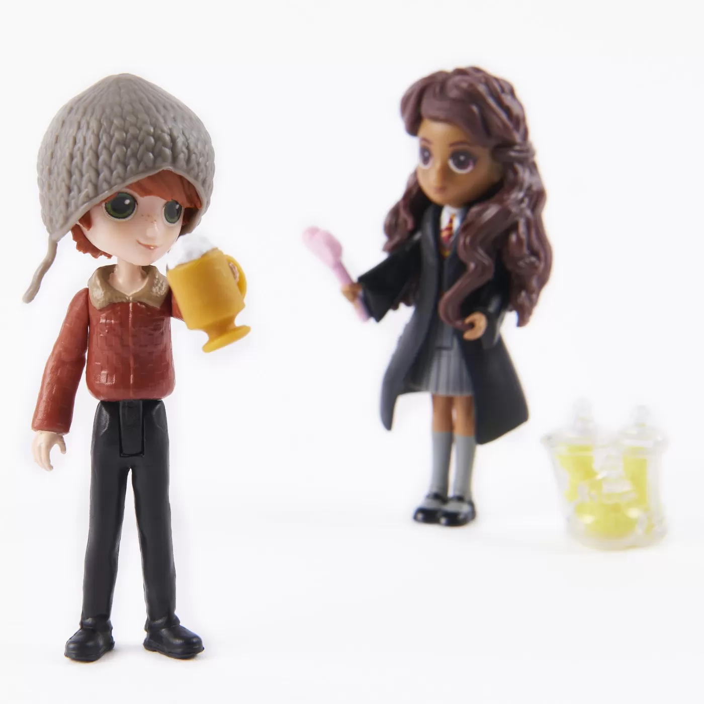 Harry potter wizarding world magical minis set 2 figurine ron si parvati [5]