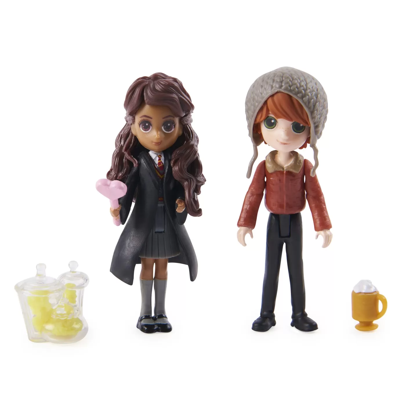 Harry potter wizarding world magical minis set 2 figurine ron si parvati [2]