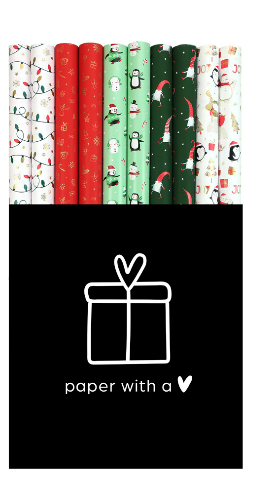Hartie ambalaj rola 70cm x 2m jolly party rotolux [2]