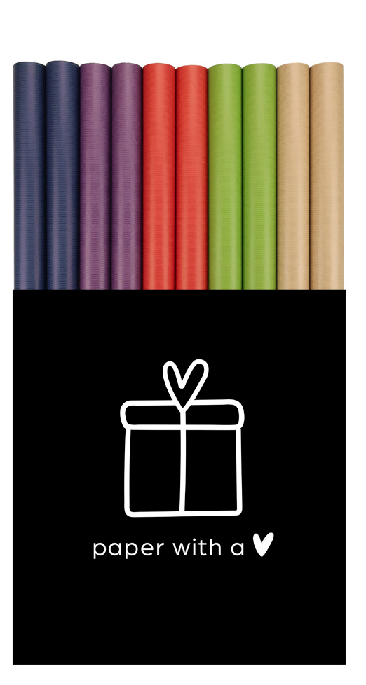 Hartie ambalaj rola 70cm x 2m kraft colours classic rotolux [2]