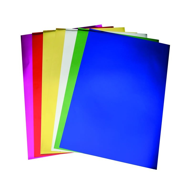 Hartie craft Colorarte, 160g, 7 culori, diverse culori metalizate, set 7 buc [1]