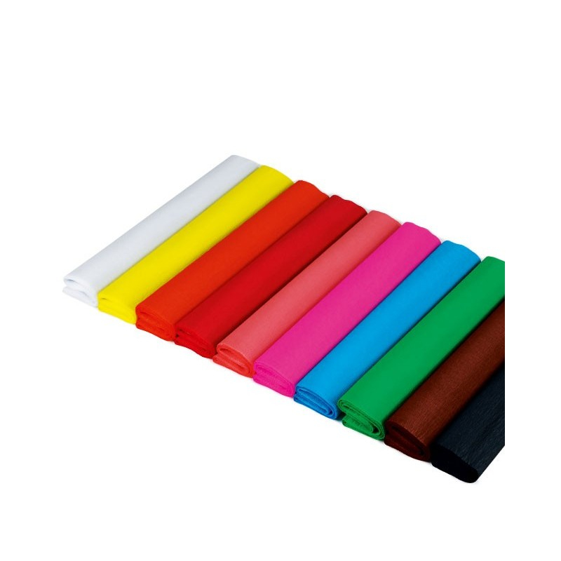 Hartie creponata Fiorello 170-2300, 25x200cm, diverse culori, set 10 role [2]