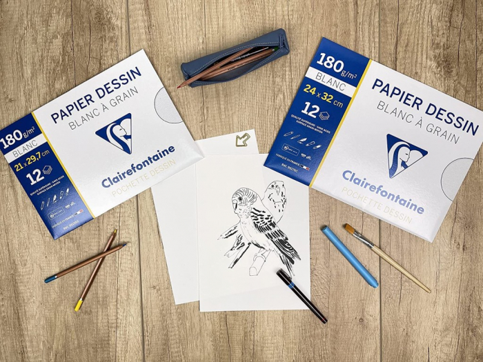 Hârtie desen A3, 10 coli, Clairefontaine [3]