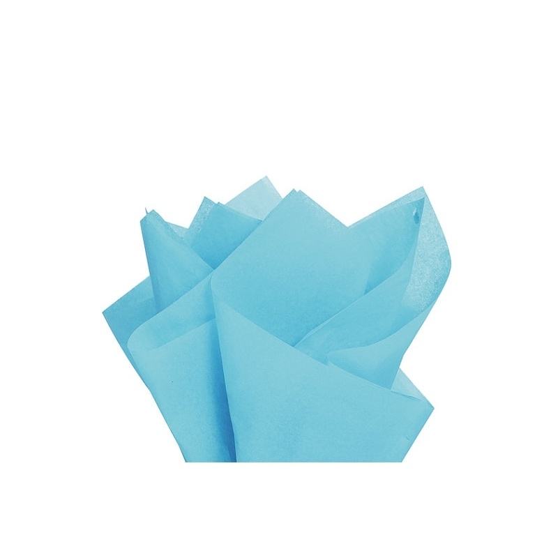 Hartie matase Colorarte, 66x50cm, albastru deschis, set 100 coli [2]