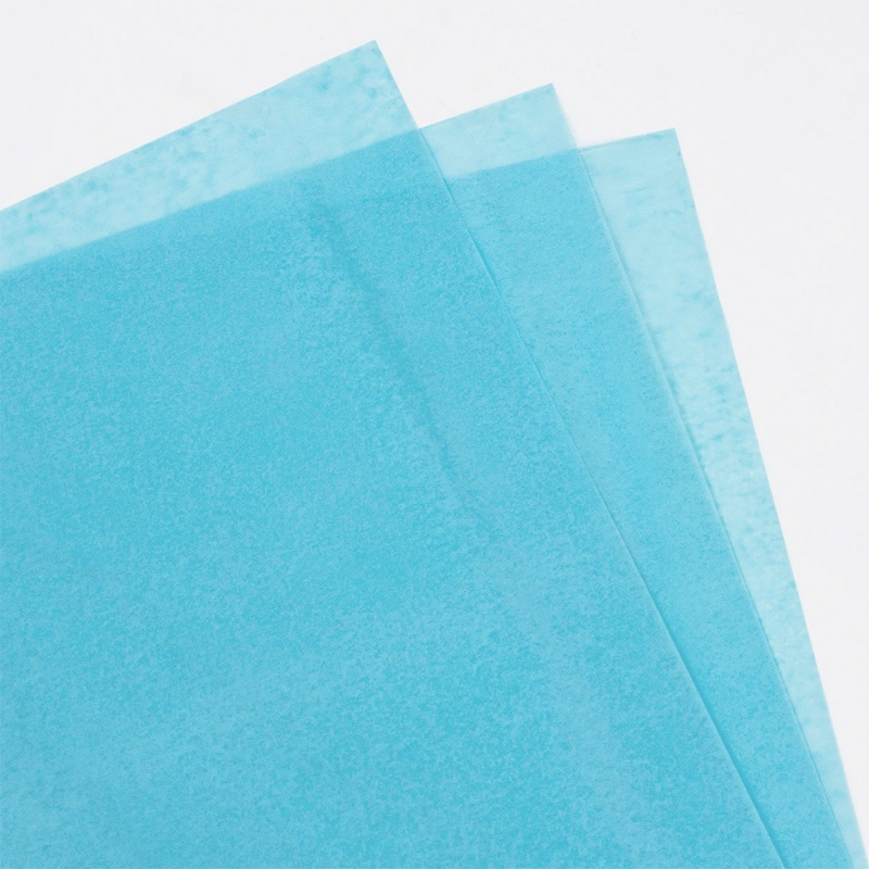 Hartie matase Colorarte, 66x50cm, albastru deschis, set 100 coli [3]
