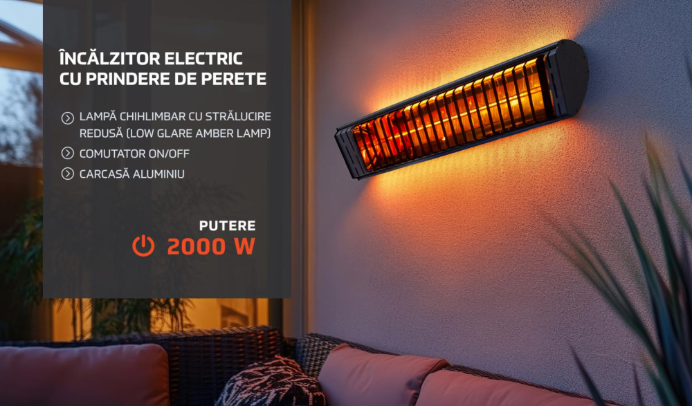 Heinner incalzitor electric cu prindere de perete 2000w [4]