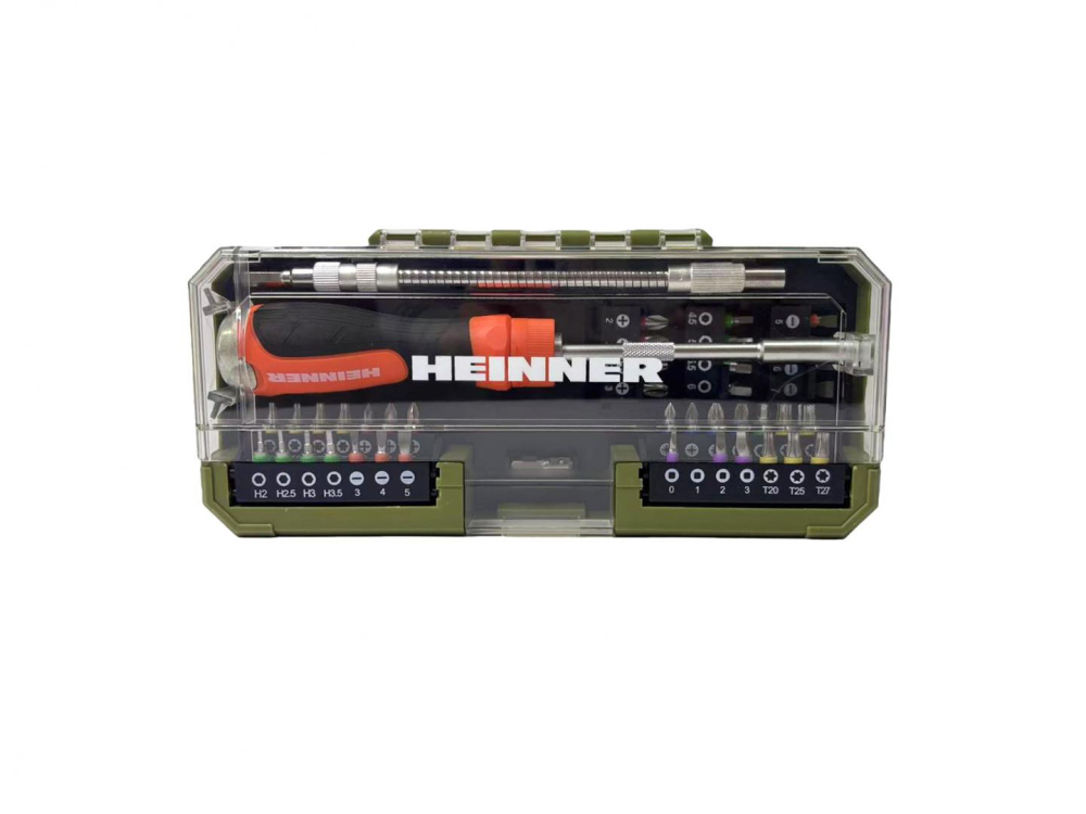 Heinner set 43 piese - surubelnita cu clichet cu acc [2]