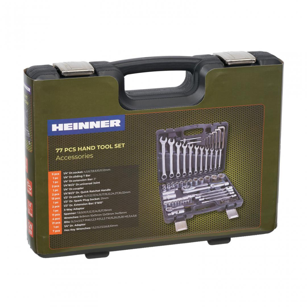 Heinner trusa 77 piese 1/4&1/2 cr-v [3]