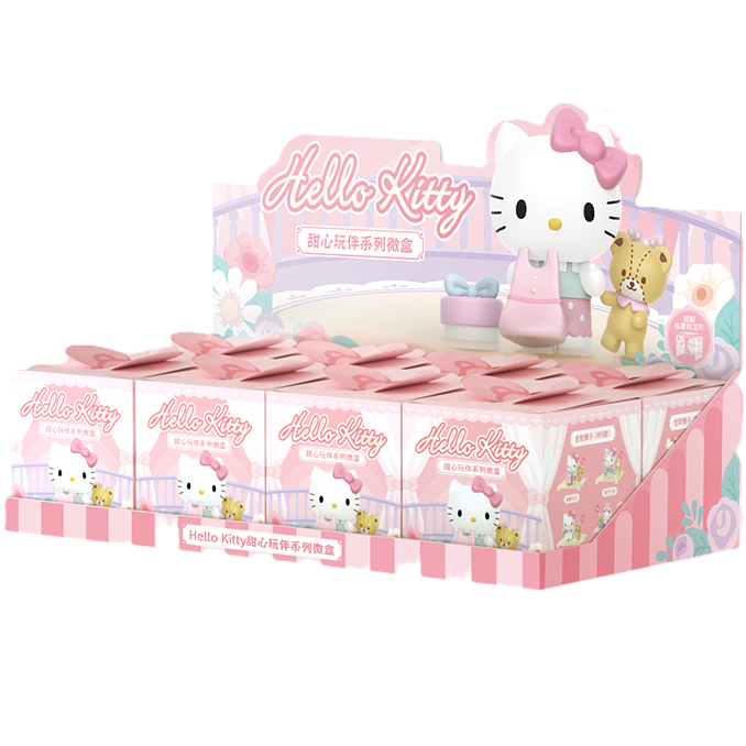Hello Kitty - Figurina ascunsa in cutie, 6.5 cm, Sweetheart Playmate [2]
