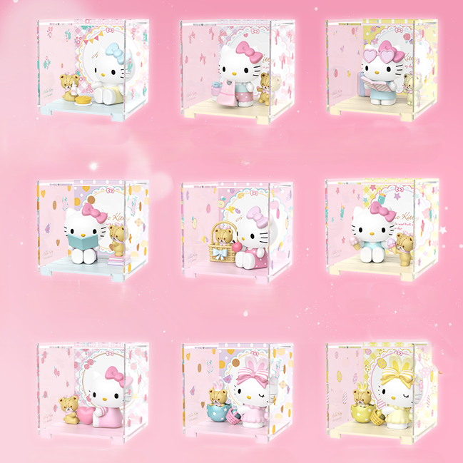 Hello Kitty - Figurina ascunsa in cutie, 6.5 cm, Sweetheart Playmate [4]