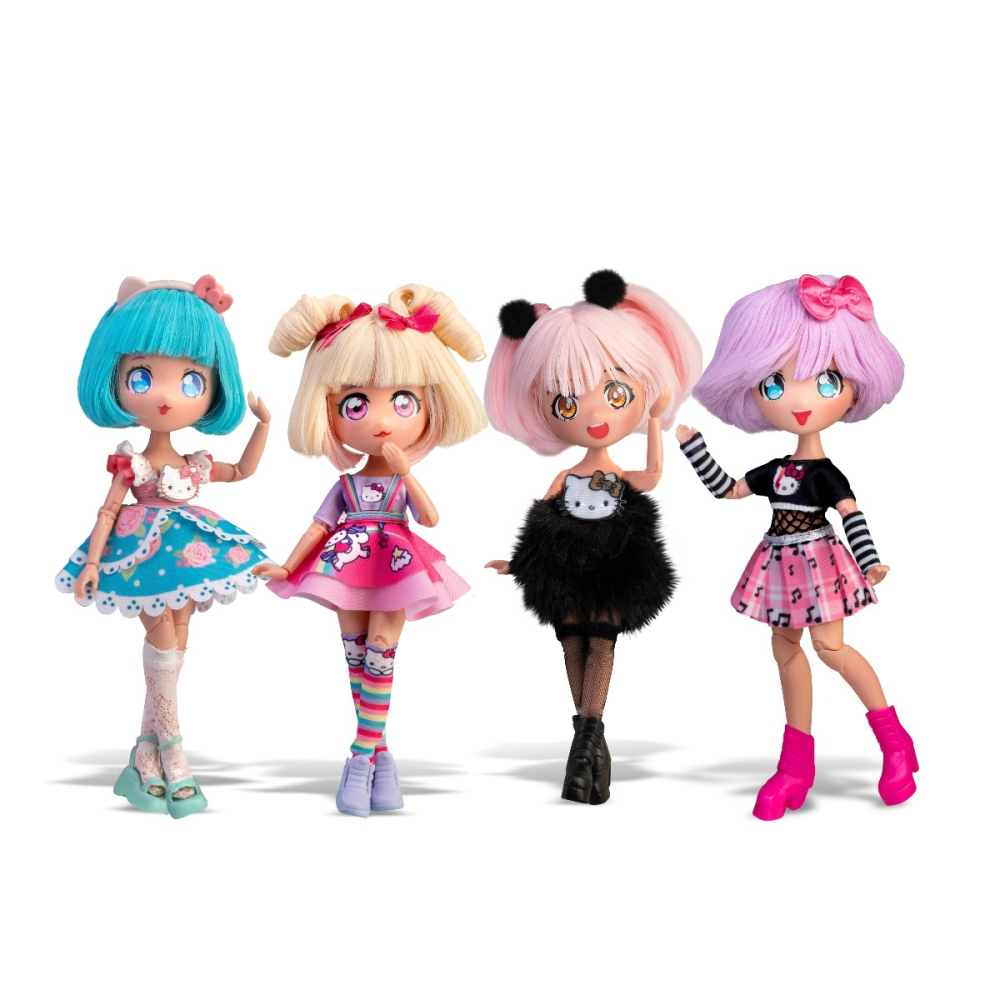 Hello Kitty - Papusa Manga, 19.5 cm, diverse personaje copii varsta 3-5 ani|5-7 ani|7-9 ani [2]