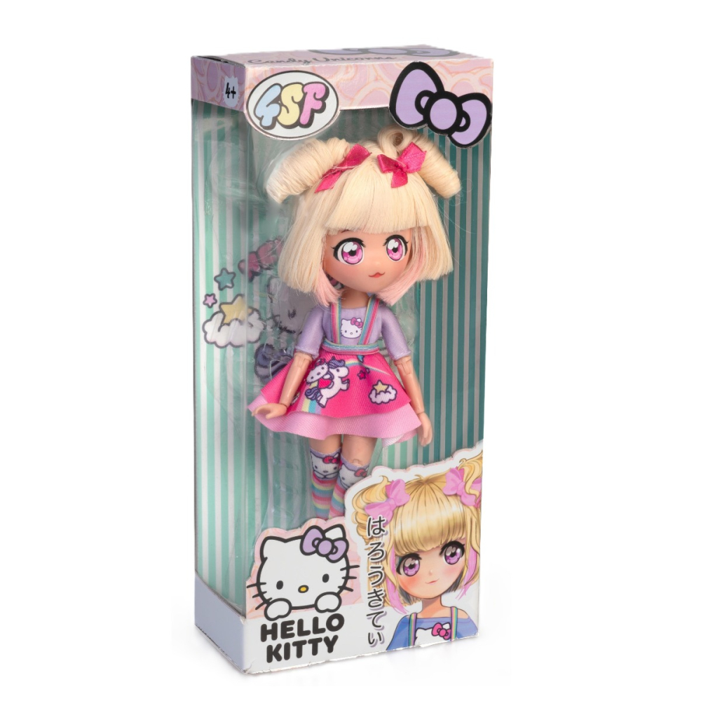 Hello Kitty - Papusa Manga, 19.5 cm, diverse personaje copii varsta 3-5 ani|5-7 ani|7-9 ani [4]